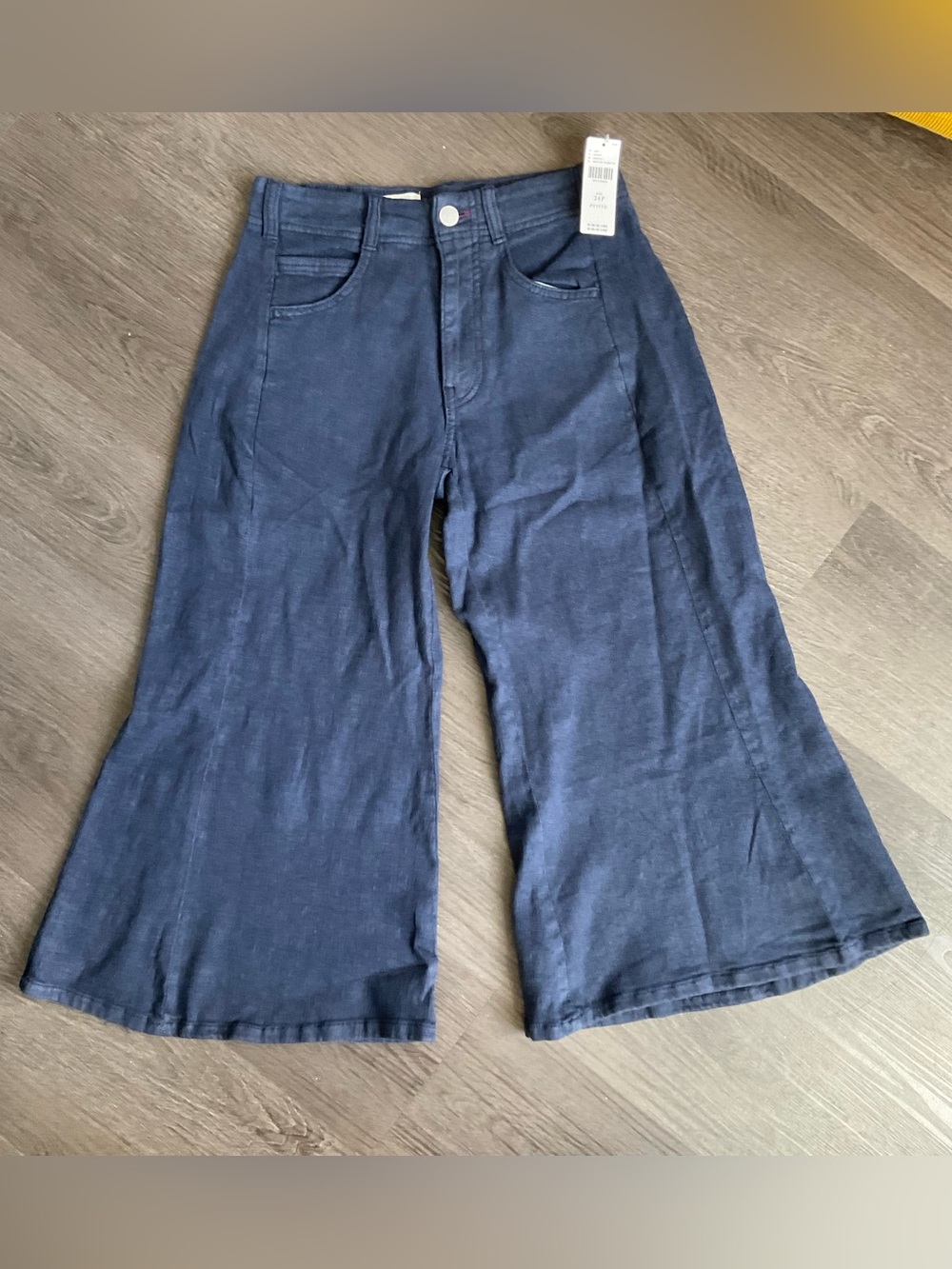 NWT Anthropologie Pilcro Navy Blue Culotte Pants